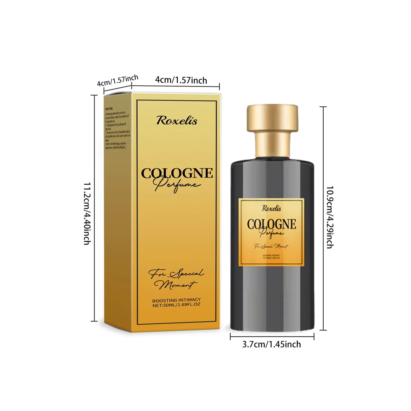 Roxelis 50ML Pheromone Cologne | Fresh & Charming Scent