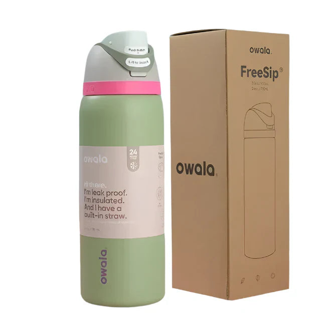 Owala Free Sip Water Bottle Grass Green