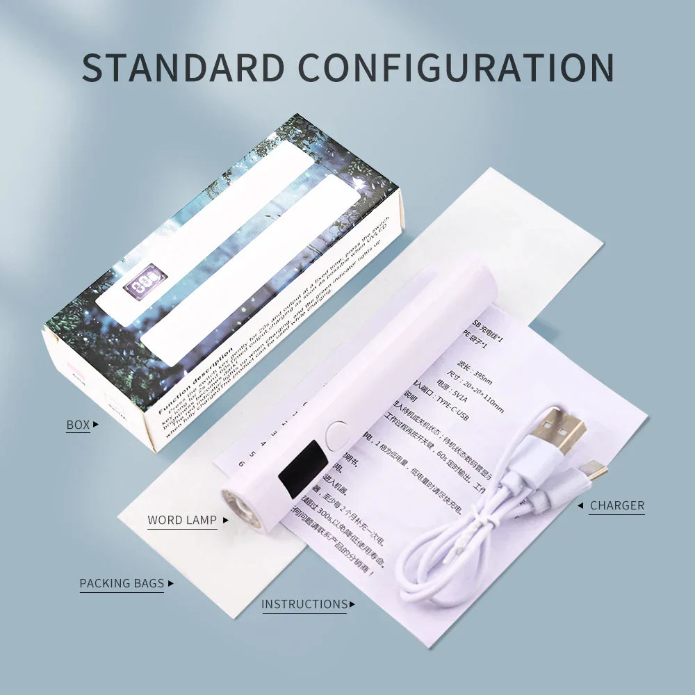 Handheld UV Nail Dryer Lamp