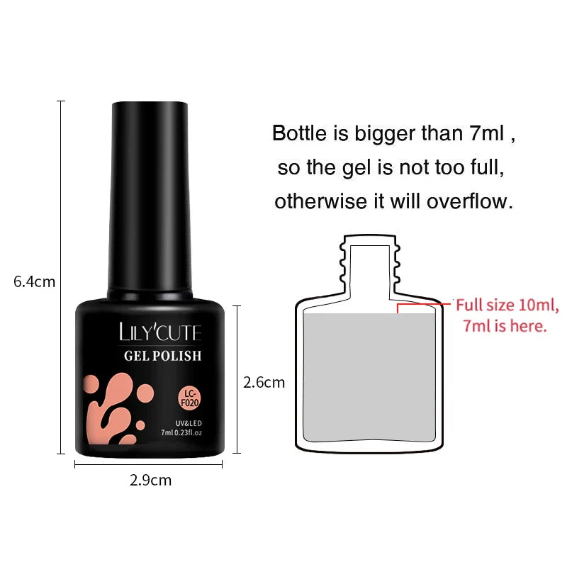 LILYCUTE Gel Nail Polish Set