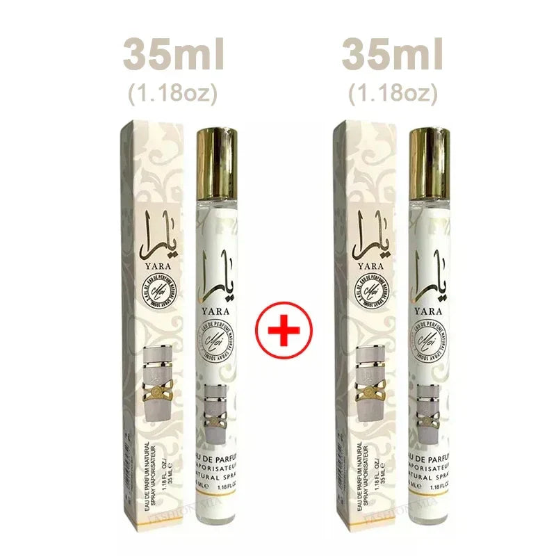 2pcs Yara Eau De Perfumes Men