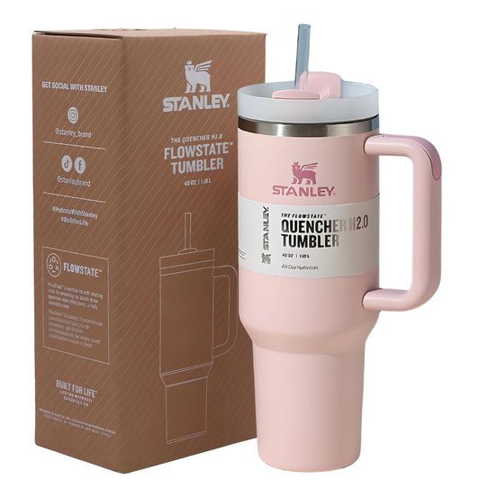 Stanley Pink Quencher 40oz Tumbler